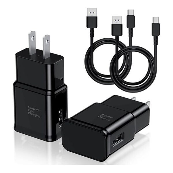 Fast Charging Revolution: 2-Pack USB-C Wall Charger 3ft - 10ft Cable Combo for Android Phones